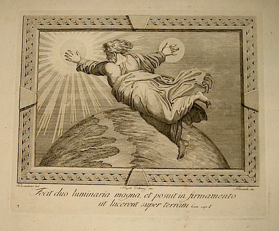Bianchi Giuseppe Fecit duo luminaria magna, et posuit in firmamento ut lucerent super terram inizi XIX Secolo Roma 